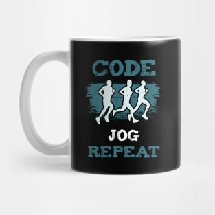 Code Jog Repeat Mug